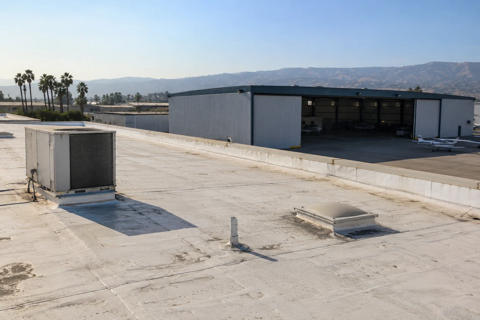 Aircraft Hangar Roofing in Concord, CA
